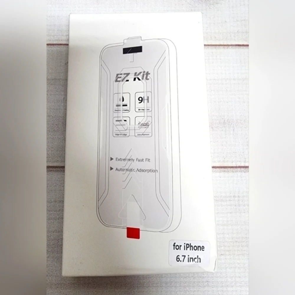 2 Pk Glass Screen Protector for iPhone 14 Pro Max / 14 Plus / 13 Pro Max 6.7 New